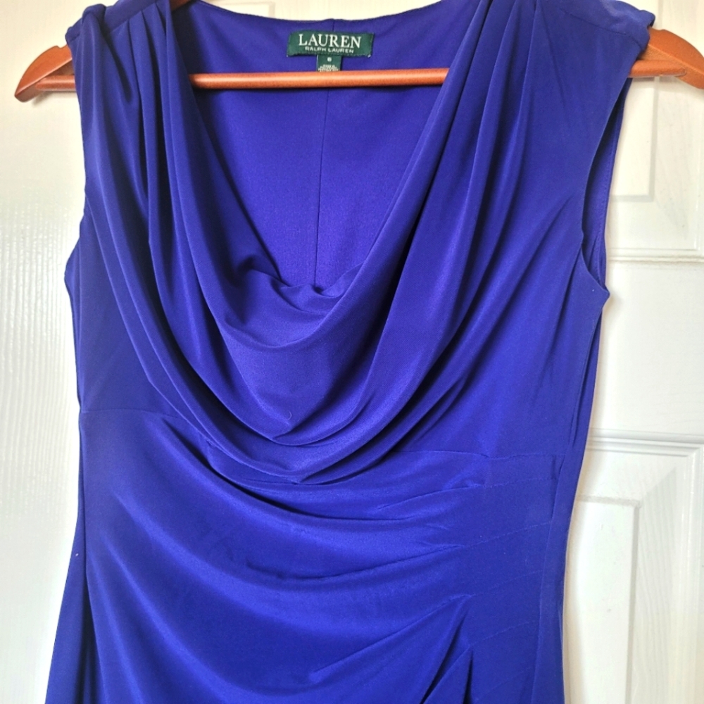 LAUREN by Ralph Laurem knee lenght  blue dress S